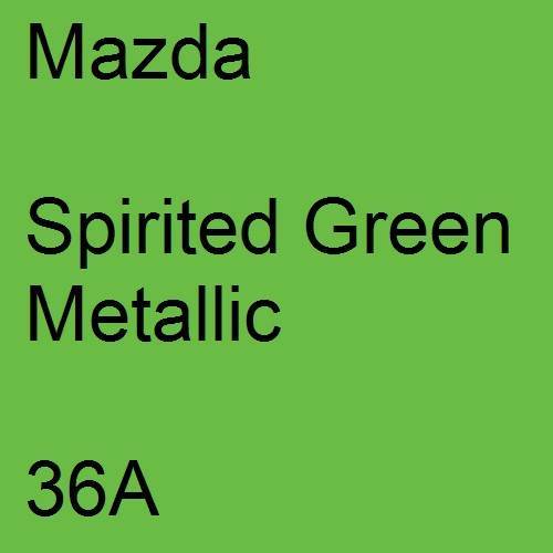 Mazda, Spirited Green Metallic, 36A.